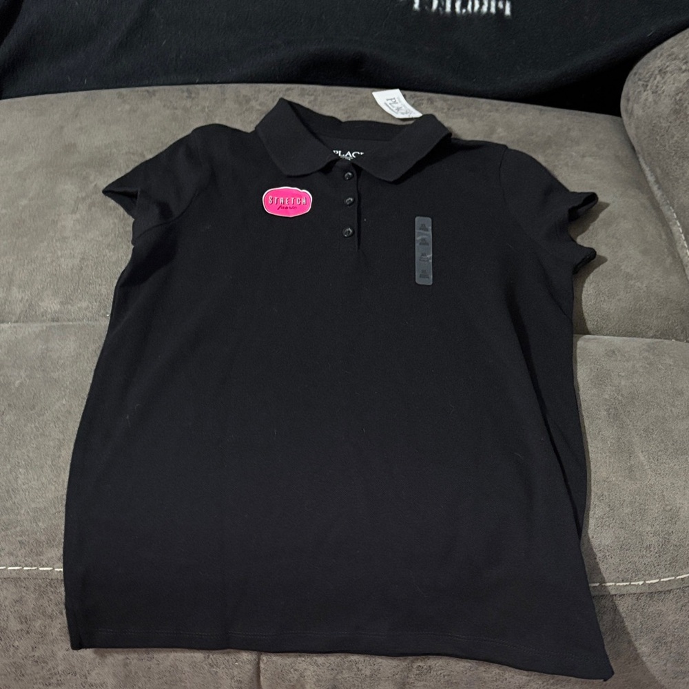 The Children's Place Black Button Down Shirt